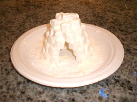 how to build an igloo out of sugar cubes
